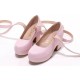 Iris Corolla Customize A Strap Up Chunky Platform Shoes(Reservation/4 Colours/Full Payment Without Shipping)